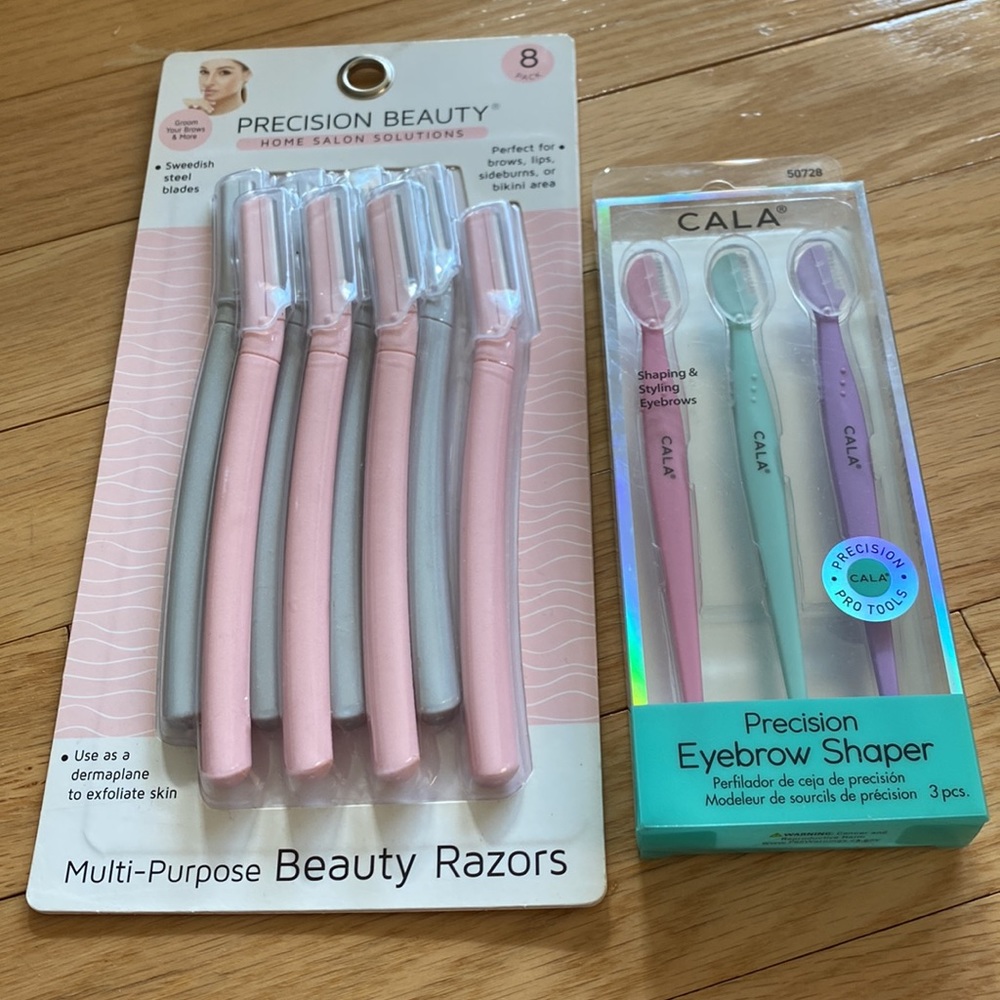 Precision Beauty Home Salon Solutions Beauty Razors Plus Eyebrow Shaper